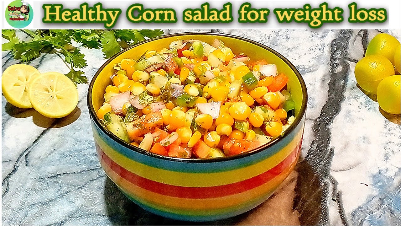 Healthy Corn salad|American corn salad|weight loss salad|Healthy diet salad|sweet corn salad| saba