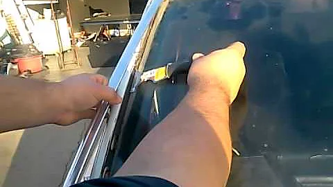 How to remove chrome trim off older Cutlass part 1