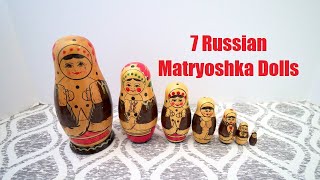 My Nesting Doll Collection #0256 – 7 Russian Matryoshka Dolls