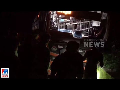 സ്വിഫ്റ്റ് ബസ് അപകടത്തില്പ്പെട്ടു; നാലുപേര്ക്ക് നിസ്സാര പരുക്ക് | KSRTC Swift Bus Accident