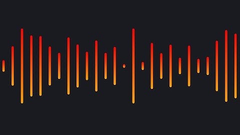 Sound Bars that react according to my sound using P5.JS