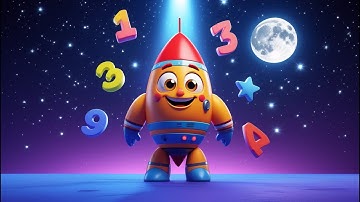 Counting to the Moon 🚀✨ | Fun Kids Counting Song & Space Adventure!