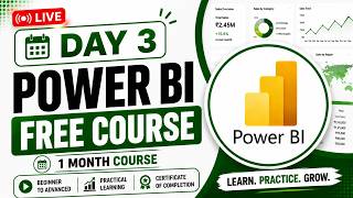 Day 3 Power BI Full Course (Free) | Beginner to Advanced in Hindi | CognitiaX AI