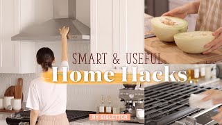 SUB) 살림에 재미를 더하고 권태기를 날려줄 살림꿀팁들🦸🏻‍♀️/ 7 smart home hacks that will make chores easy and fun