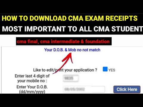 icmai big problem facing student | how to download cma receipt solve it problem#icmai #growknowledge