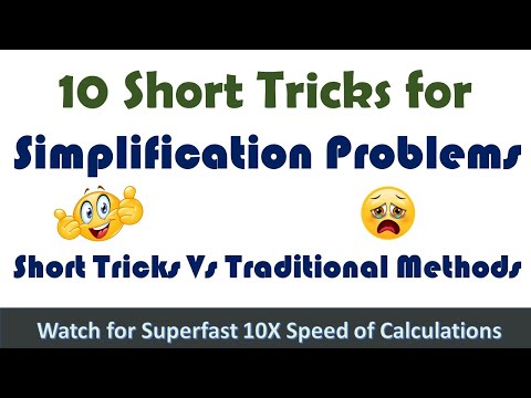 10 Short Tricks to Solve Mentally II Square Root II Percentage II Cube Root II Simplification
