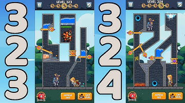 How to Loot 2 - Hero Rescue & Pin Pull Level 323 & 324