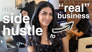 How to Turn a Side Hustle into a REAL Business