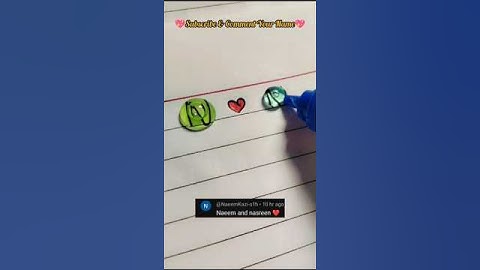 Tag to N❤️Cute Letter Under Bubble💭#nameart #writing #calligraphy #trending #comment #shorts #share