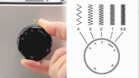 NECCHI Adjust Stitch Length / Q Series Tutorial