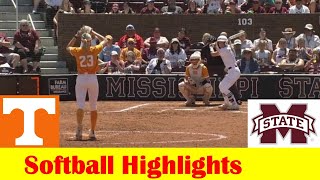 #4 Tennessee vs #17 Mississippi State Softball Game 3 Highlights, April 14 2024