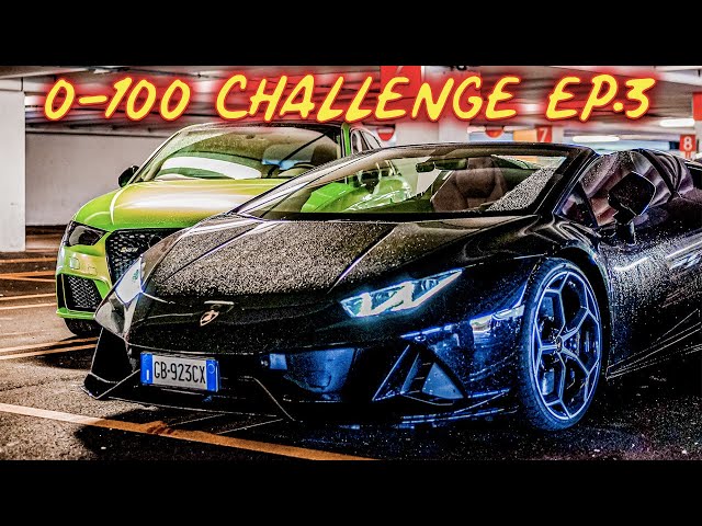 LAMBORGHINI HURACAN EVO SPYDER 0-100 ?!? RACELOGIC VBOX SPORT ep.03 class=