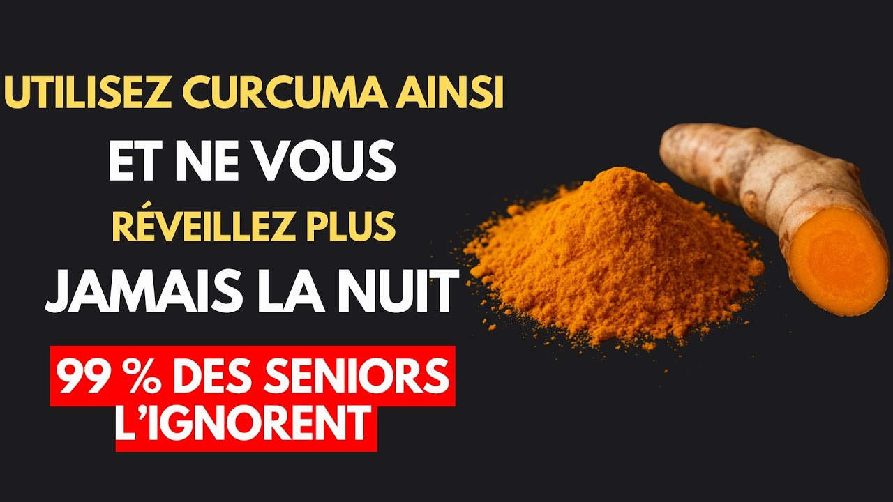 Impossible de dormir toute la nuit ? UTILISEZ LE CURCUMA AINSI POUR UN SOMMEIL PROFOND EN 3 NUITS !