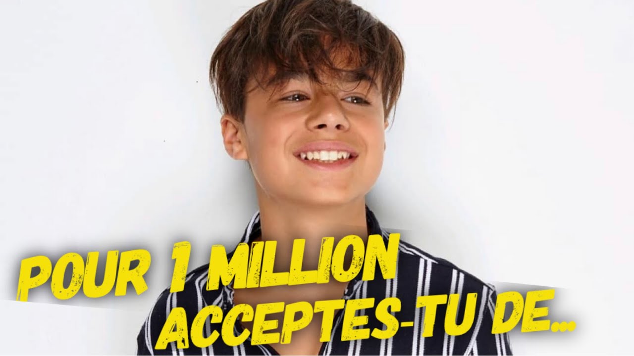 Nathan (Kids United) Pour 1 million acceptes-tu de.. By Avec Ta star