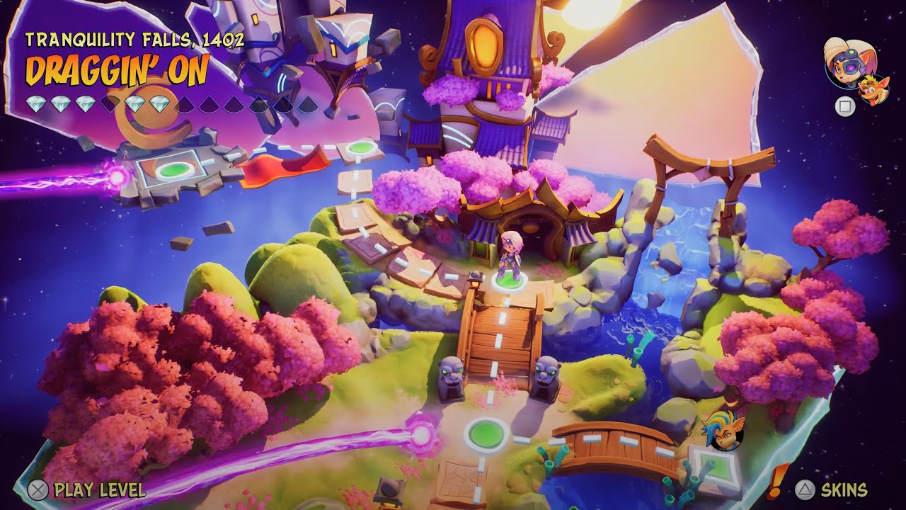 Crash Bandicoot 4: It's About Time - Draggin' On (PS5) 4K HDR 60FPS All Gems and Boxes