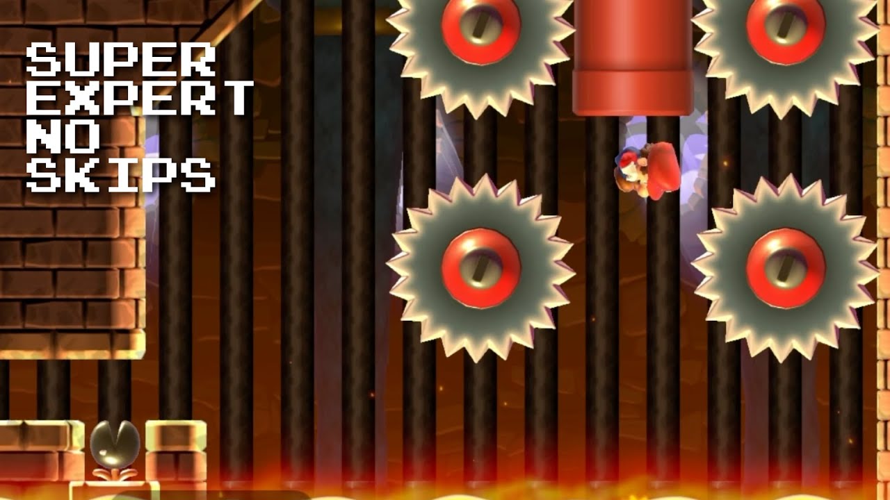 Super Expert No Skips: This Vertical Pipe Entry is Possible (Mario Maker 2, Switch 2)