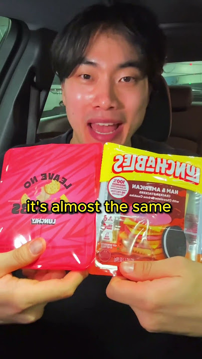 Best American snack “Lunch Lee vs. Lunchable?” 🤤🤤🤤 #americanfood #food #americansnacks