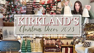 KIRKLAND'S NEW CHRISTMAS DECOR 2023 | SHOP WITH ME + HAUL | HOLIDAY DECORATING INSPIRATION