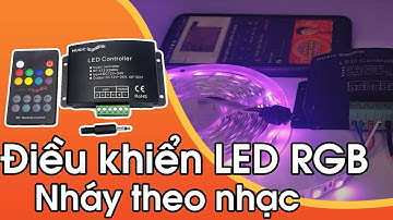 Bộ điều khiển LED WS2812 nháy theo nhạc SP107E app bluetooth và Bộ khuếch đại tín hiệu SP901E
