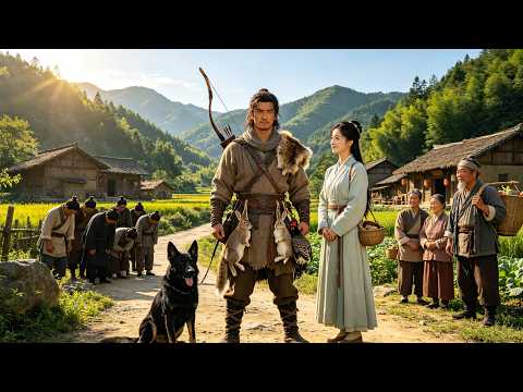 A poor hunter falls from a mountain to awaken a multi-item panel, level up hunting to defeat bullies, trade mountain goods, protect family, and live a fulfilling life