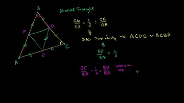 Exploring medial triangles | Special properties and parts of triangles | Geometry | Khan Academy
