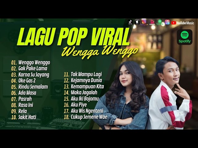 WENGGO WENGGO - FAJAR SADBOY FT WIDIA KELANA | SAH | KARNA SU SAYANG || LAGU POP TERPOPULER 2024 class=