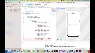 TextField in SwiftUI : Cannot convert value of type 'String' to expected argument type BindingString Profile