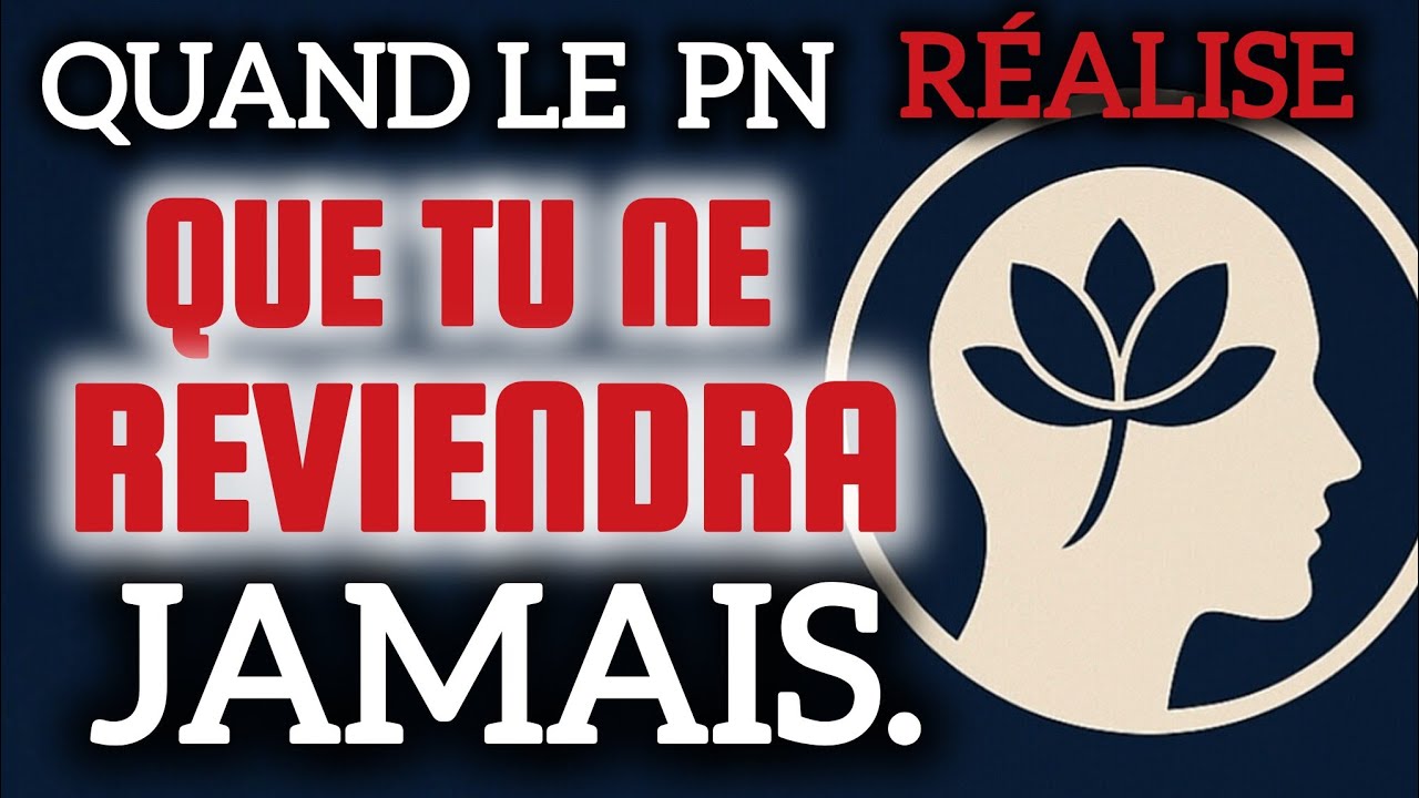 Quand le narcissique comprend que tu ne reviendras jamais.