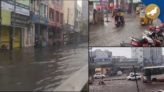 Heavy rain in Hyderabad, Waterlogged in many areas