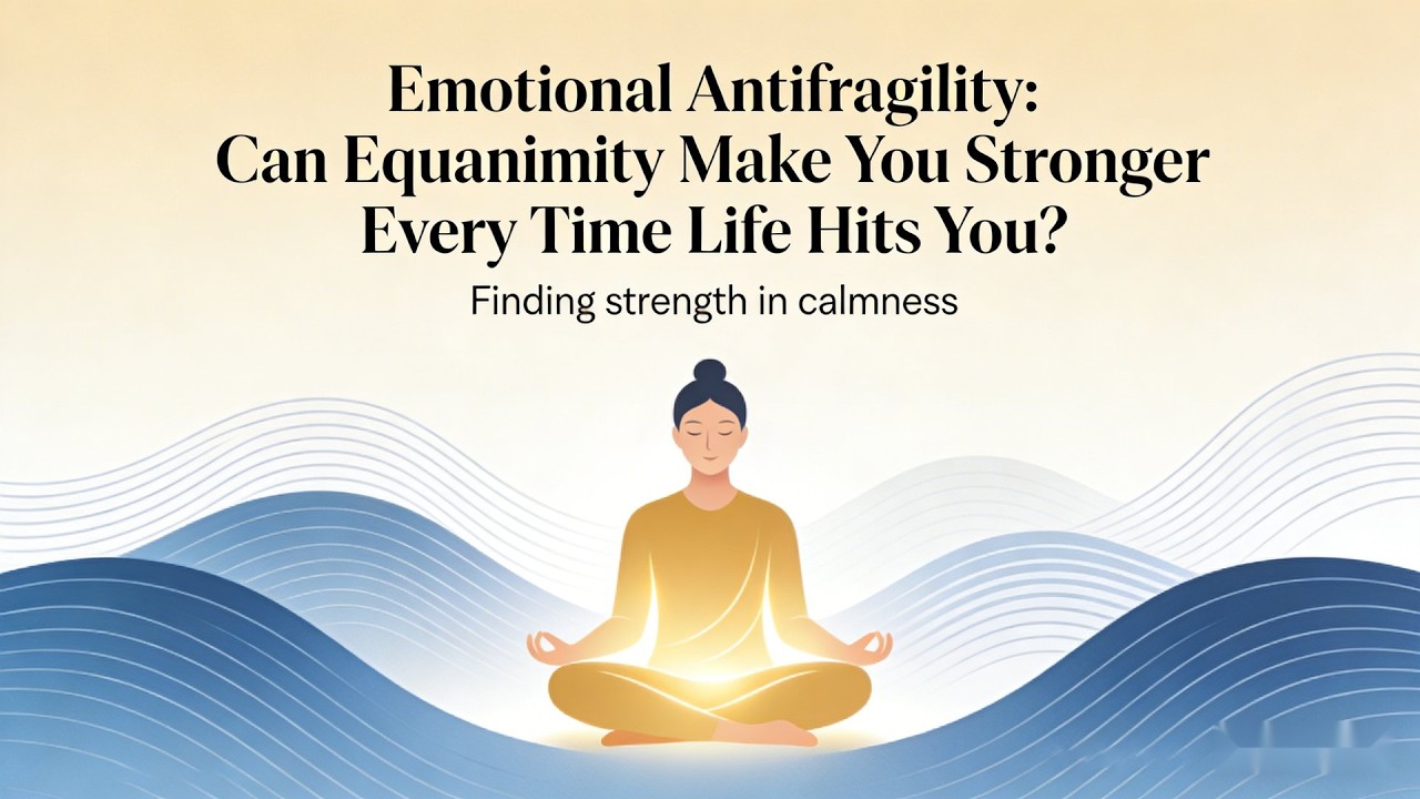 Emotional Antifragility：Can Equanimity Make You Stronger Every Time Life Hits You？