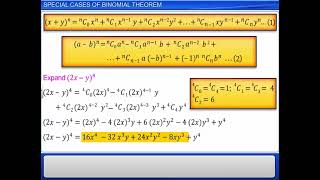 7  #Binomial Theorem – 3, Special Cases of Binomial Theorem