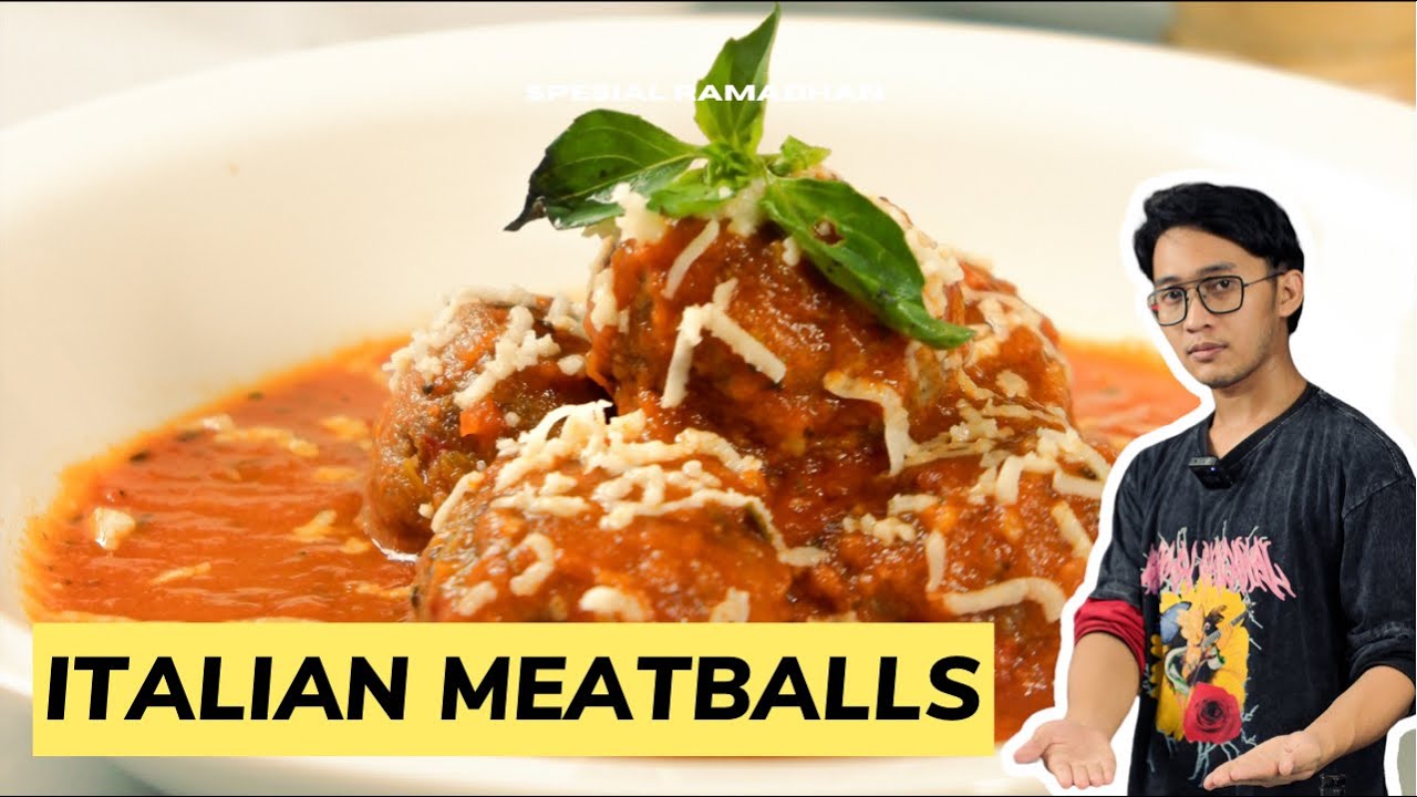 [Menu Ramadhan] Italian Meatballs Saus Tomat ala Faiz N. Habibie