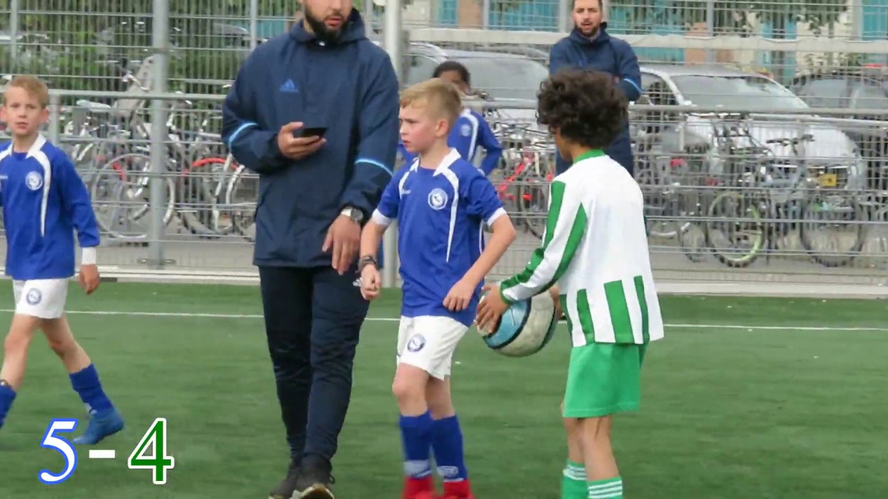 Boeimeer JO9-1 - Groen Wit JO9-2  -  5-4. Alleen doelpunten.