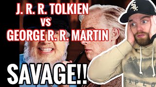[Industry Ghostwriter] Reacts to: J. R. R. Tolkien vs George R. R. Martin. Epic Rap Battles!