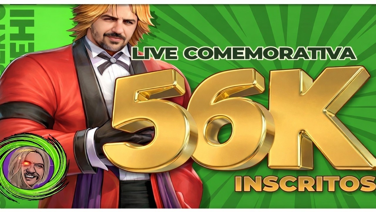 CARACA SOMOS  56 MIL INSCRITOS  OBRIGADO RAPAZIADA !  #retrogames kof 98
