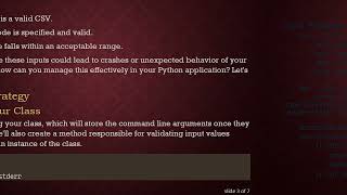 How to Validate Command Line Arguments in a Python Class with argparse