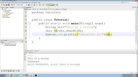 Novice Java Tutorial with Apache NetBeans 11.0: 22 String character index