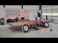 Restoration of 22 year old pj trailers car hauler part 1