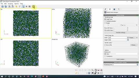 High quality images for publication or thesis // Ovito