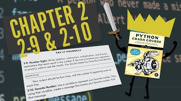 Python Crash Course: Chapter 2 | Try It Yourself 2-9 & 2-10 | Beginner Walkthrough!