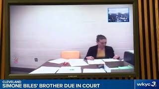 Olympic gymnast Simone Biles' brother due in court for Cleveland triple-murder arraignment
