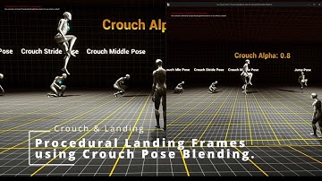 Procedural Animation: Landing using Crouch Pose | UE5