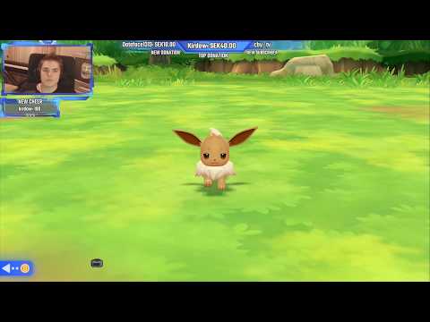 Del 15 Let's Play Pokémon Let's Go Eevee/Pikachu Livestream - Eevee Special