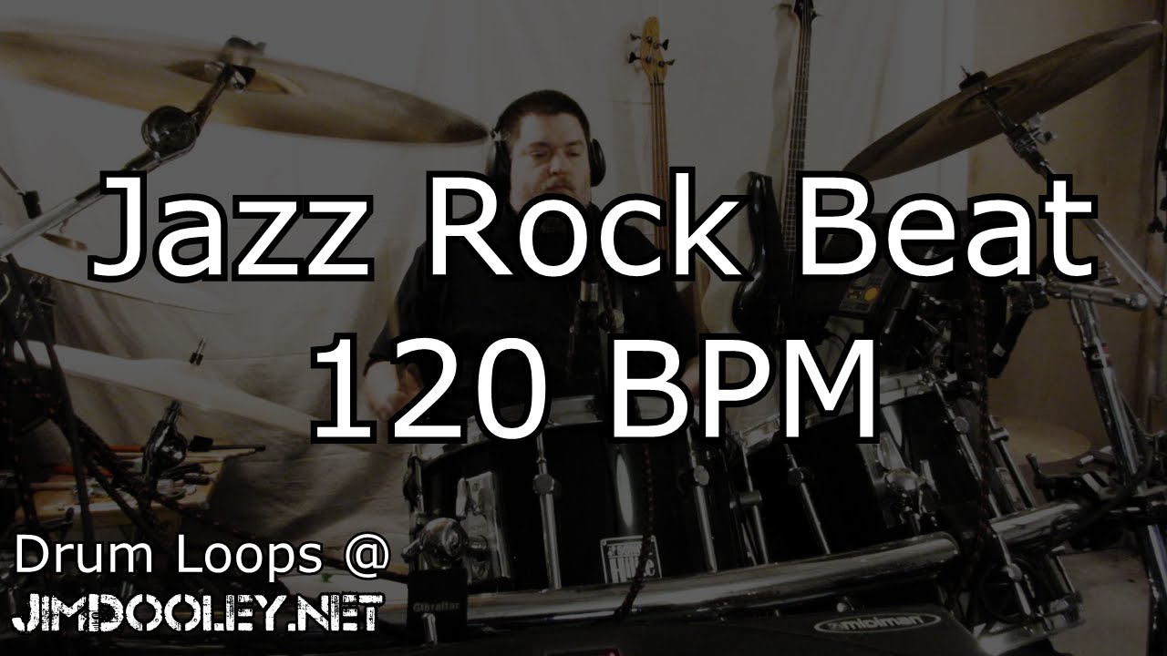[20 Minute Beat] Jazz Rock 120 BPM Variation 1 YouTube