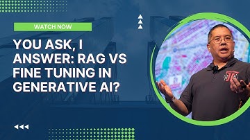 You Ask, I Answer: RAG vs Fine Tuning in Generative AI?