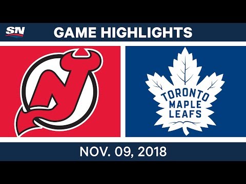 NHL Highlights | Devils vs. Maple Leafs – Nov. 9, 2018