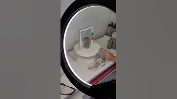 Uniaxial comprenssion test rock sample