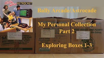Bally Arcade Astrocade Collection Part 2 Exploring Boxes 1-3