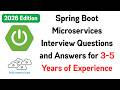 Spring Boot Microservices Interview Questions for 3 to 5 Years of Experience