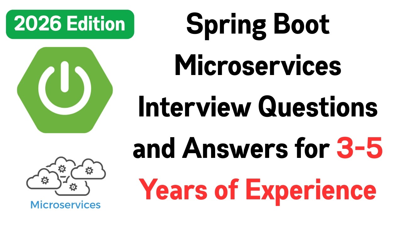 Spring Boot Microservices Interview Questions for 3 to 5 Years of ...
